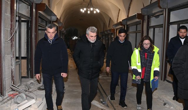 Başkan Görgel: “Tarihi Kapalı Çarşı’mızın Restorasyonu Tamamlanıyor”