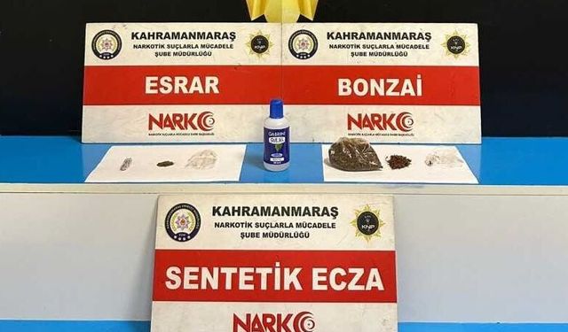 Kahramanmaraş'ta uyuşturucu operasyonunda 2 şüpheli tutuklandı