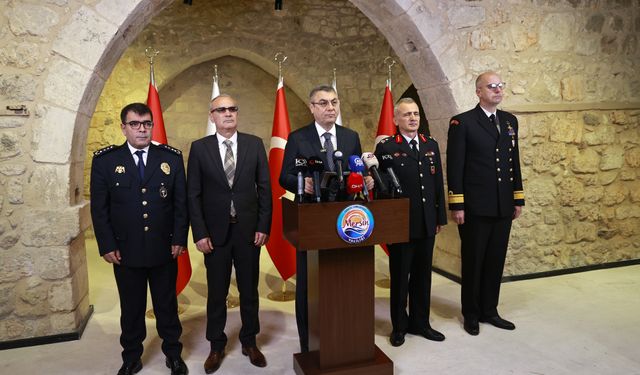 Ocak ayındaki asayiş çalışmalarını değerlendirdi: