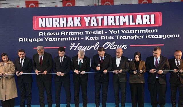 Büyükşehir’in Nurhak Yatırımlarının Açılışı Gerçekleştirildi