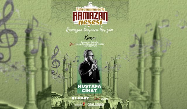 Mustafa Cihat, Ramazan Sokağı’nda Ezgi ve İlahilerle Gönüllere Dokunacak
