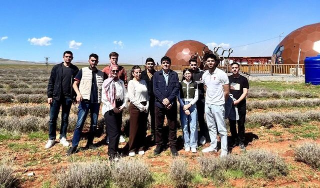 KSÜ Orman Fakültesi Öğrencilerinden Lavanta Tesisi ve Üretim Alanlarına Teknik Gezi