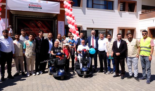 Kahramanmaraş'ta engellilere medikal malzeme yardımı yapıldı