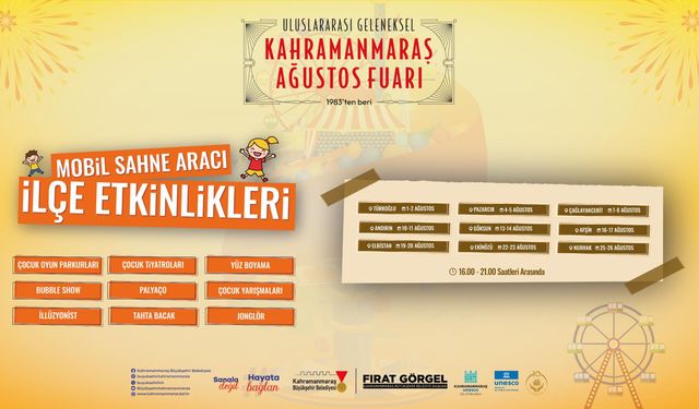 Geleneksel Ağustos Fuarı’nın Çocuk Etkinlikleri İlçelere Taşınıyor