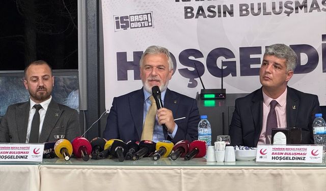 Yeniden Refah Partisi Genel Başkan Yardımcısı Altınöz Kahramanmaraş'ta konuştu: