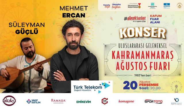 Ağustos Fuarı’nda Müzik ve Şiir Dolu Bir Gece Ziyaretçileri Bekliyor
