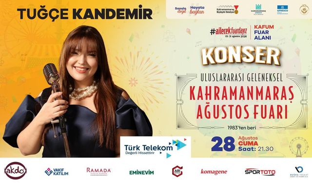 Ağustos Fuarı’nda Sahne Sırası Tuğçe Kandemir’in