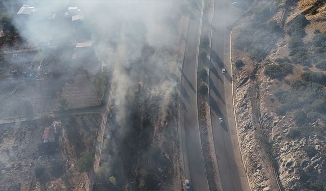 Isparta'da otluk alanda çıkan yangın kontrol altına alındı