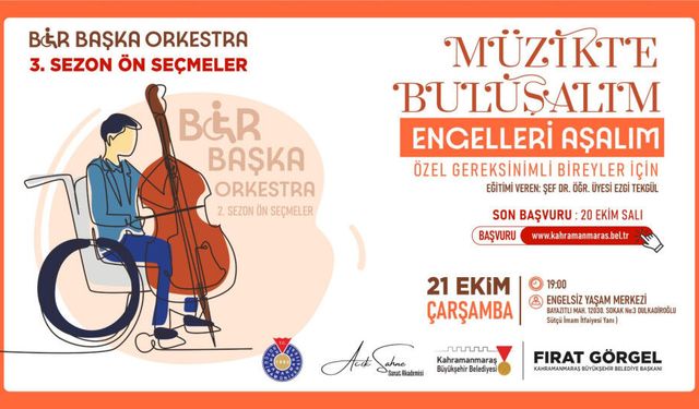 Büyükşehir’in “Bir Başka Orkestra”sı Yeni Seslerini Arıyor