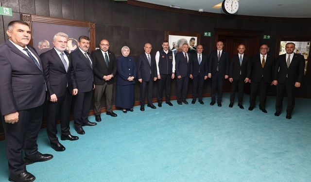 AK Parti Kahramanmaraş Heyetinden İçişleri Bakanı Çiftçi’ye Ziyaret