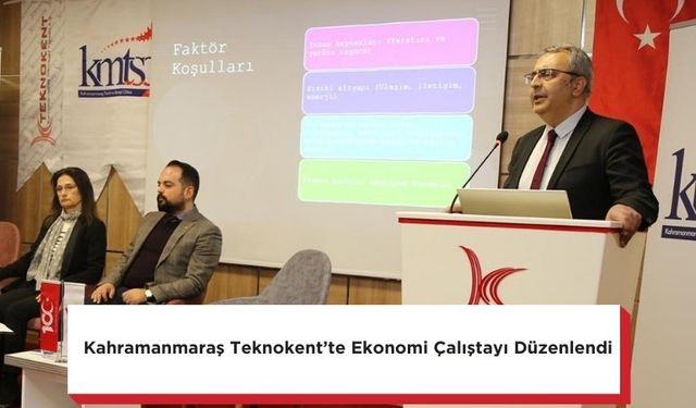 Kahramanmaraş Teknokent’te Ekonomi Çalıştayı Düzenlendi