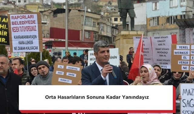 Orta Hasarlıların Sonuna Kadar Yanındayız