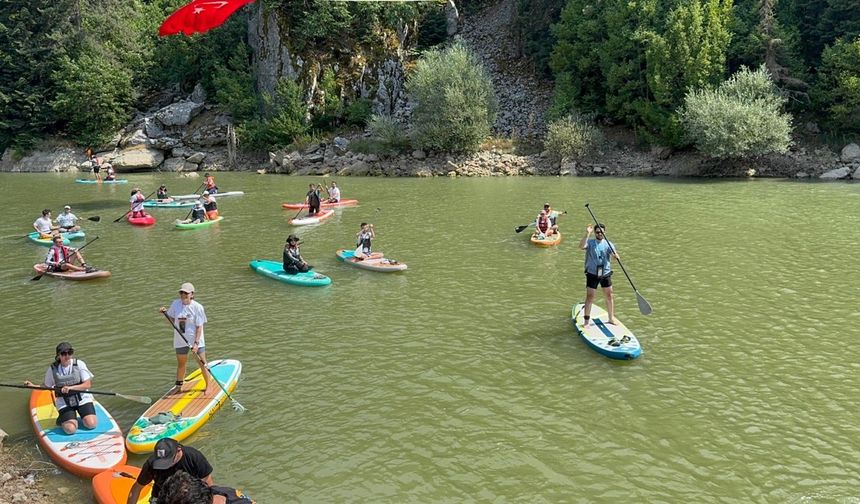 Kahramanmaraş'ta kano festivali düzenlendi