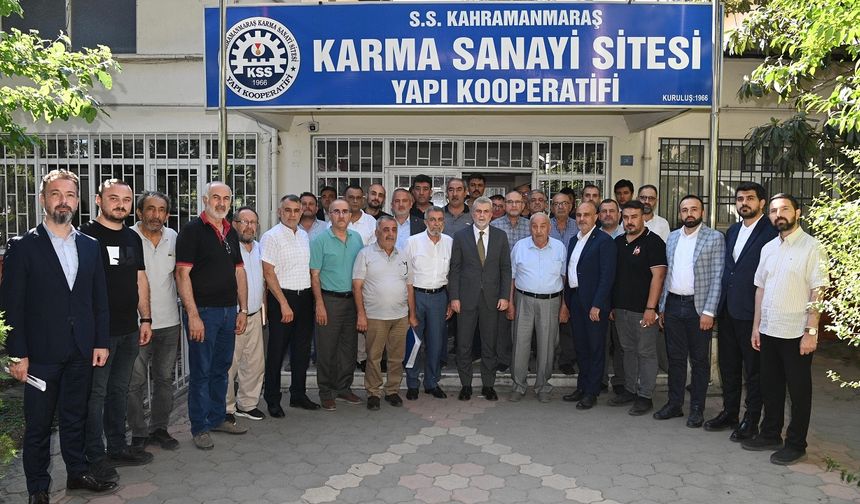 Başkan Görgel, Sanayi Sitesi Esnafıyla Bir Araya Geldi