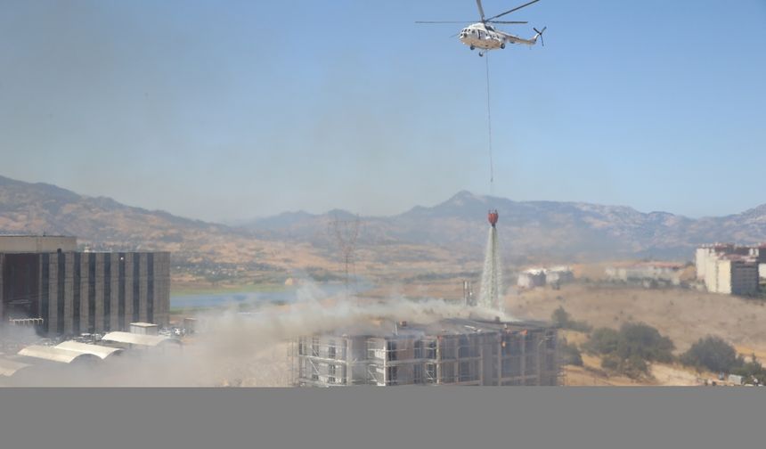 Kahramanmaraş'ta lojmanda çıkan yangın kontrol altına alındı