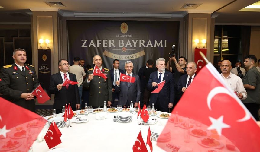 Kahramanmaraş'ta 30 Ağustos Zafer Bayramı resepsiyonu düzenlendi