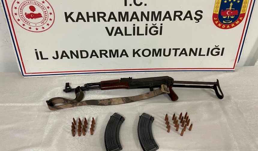 Kahramanmaraş'ta uzun namlulu silah ele geçirildi