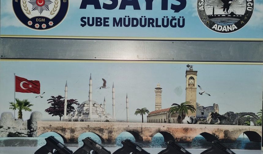 5 ruhsatsız tabancayla yakalanan şüpheli tutuklandı