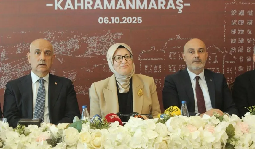 AK Parti Genel Başkan Yardımcısı Belgin Uygur, Kahramanmaraş'ta konuştu: