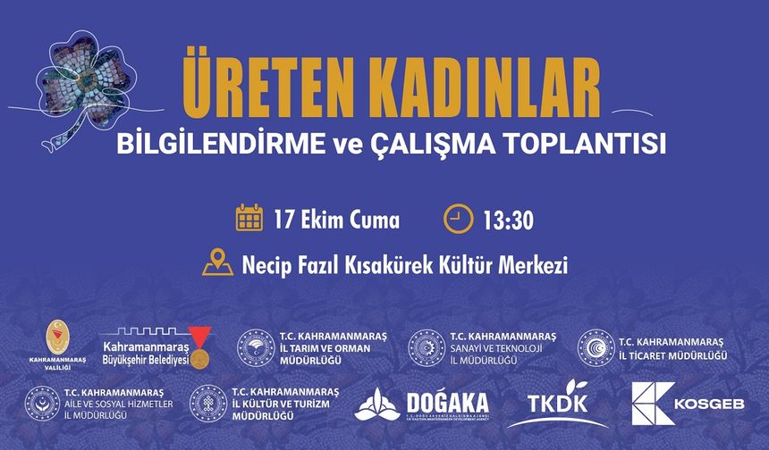 Kadınlara Sağlanan Destek ve Projeler Masaya Yatırılacak