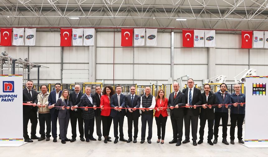 Nippon Paint-Betek su bazlı üretim tesisini devreye aldı