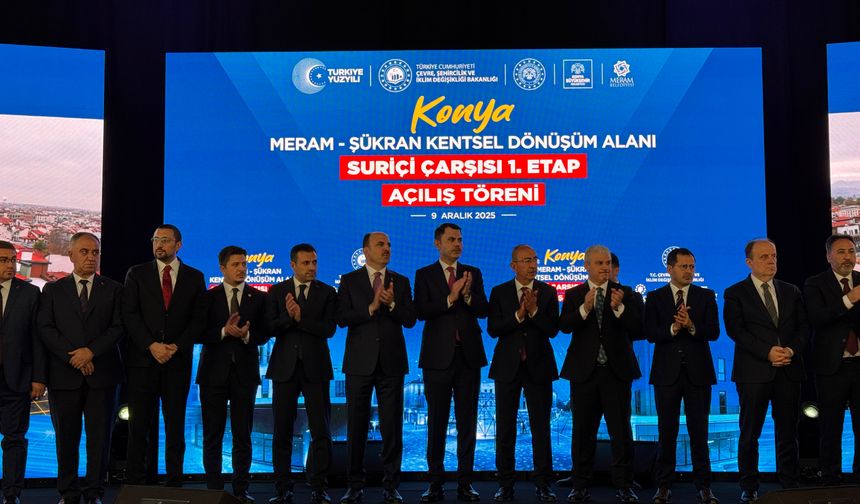 Bakan Kurum: 'Bakanlık olarak Konyamıza yapmış olduğumuz yatırımların toplam tutarı 229 milyar lirayı aştı'