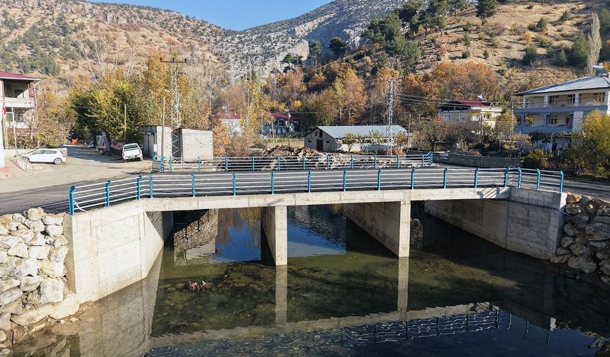 Büyükşehir, Döngel’in Yeni Köprüsünü Ulaşıma Açtı