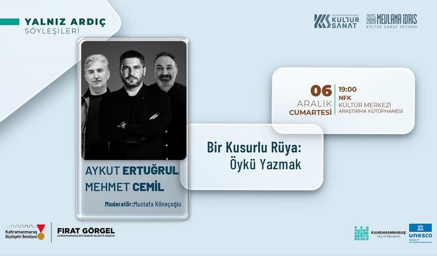 Aralık Kültür Sanat “Yalnız Ardıç Söyleşileri” ile Devam Edecek