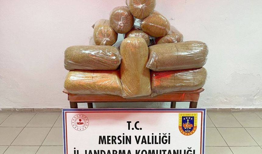 Toroslar ilçesinde 100 kilogram kaçak tütün ele geçirildi