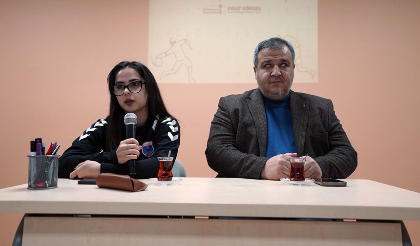 Şampiyon Sporcu Fatma Gül Güler, Gençlerle Deneyimlerini Paylaştı