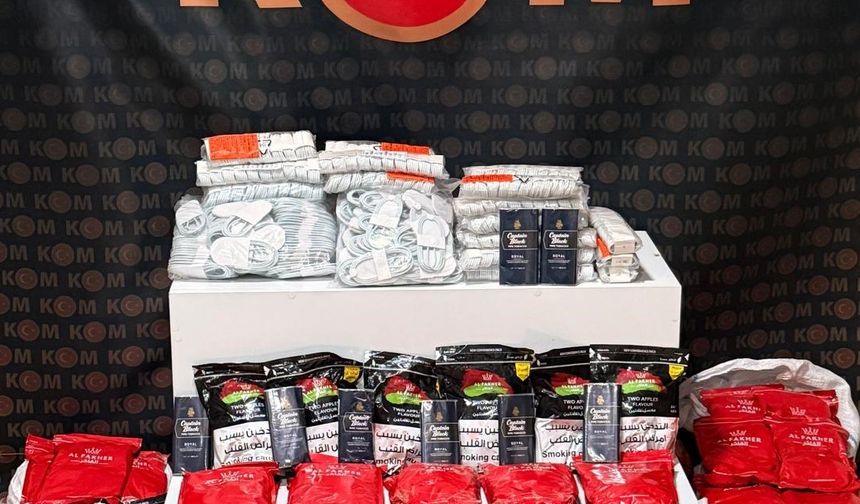 Kahramanmaraş'ta kaçakçılık operasyonunda 2 şüpheli yakalandı