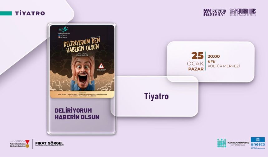 Büyükşehir’den 25 Ocak’ta Çocuklar ve Yetişkinler İçin Tiyatro Şöleni