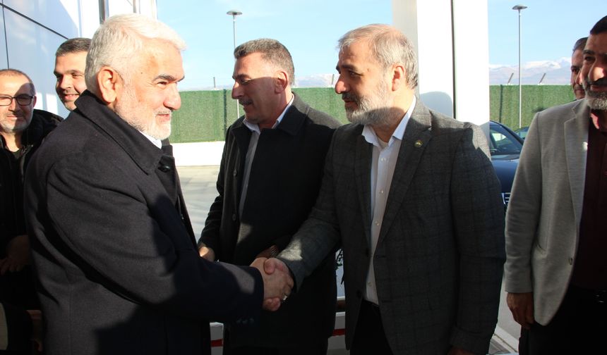 HÜDA PAR Genel Başkanı Yapıcıoğlu, Kahramanmaraş'ta ziyaretlerde bulundu