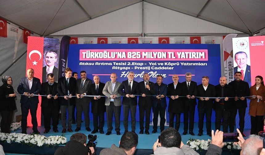 Büyükşehir’in Türkoğlu’ndaki 825 Milyonluk Dev Yatırımlarının Açılışı Gerçekleştirildi