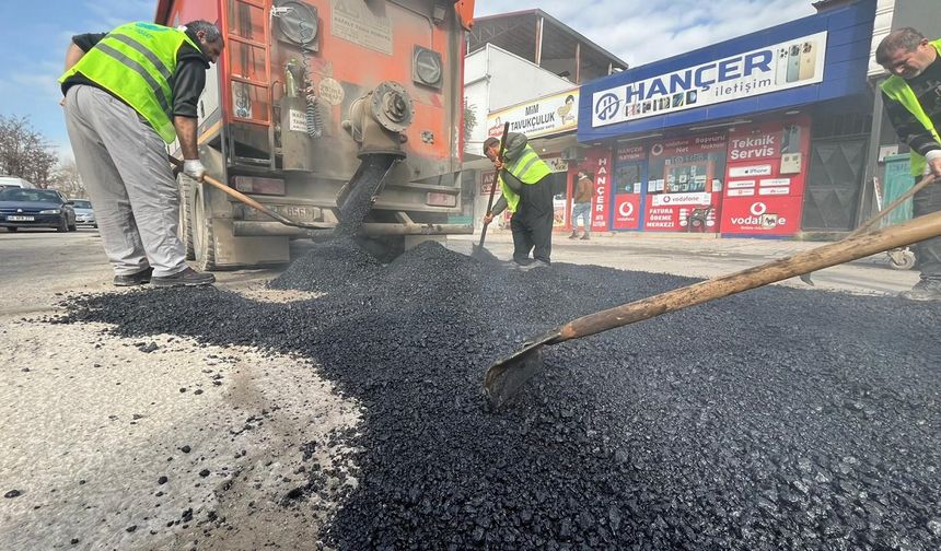 Büyükşehir’den Asfalt Mesaisi