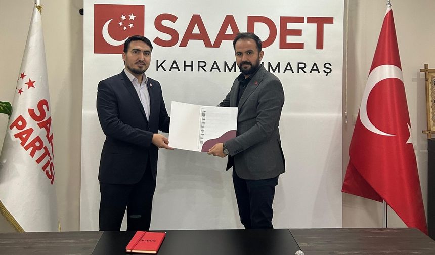 Saadet Onikişubat İlçe Başkanlığında Bayrak Değişimi