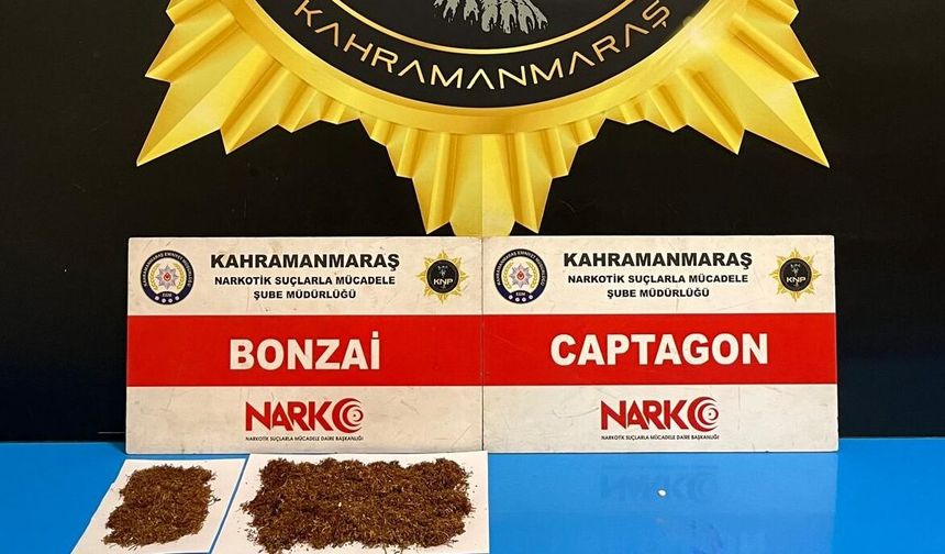 Kahramanmaraş'ta uyuşturucu operasyonunda 2 zanlı tutuklandı