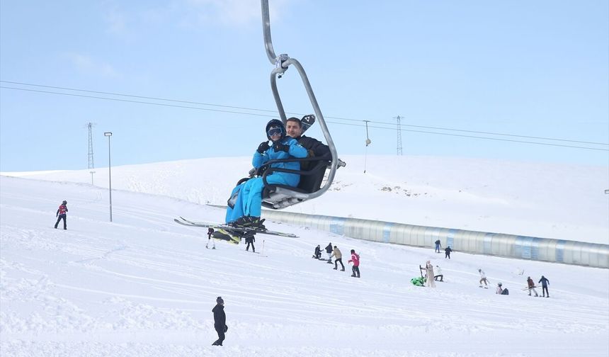 Yedikuyular Kayak Merkezi'nde ziyaretçi sayısı 500 bini aştı