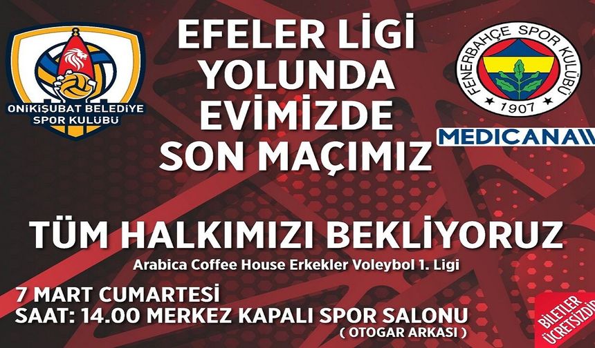 Filenin Aslanları, Efeler Ligi yolunda son kez taraftarı karşısına çıkıyor