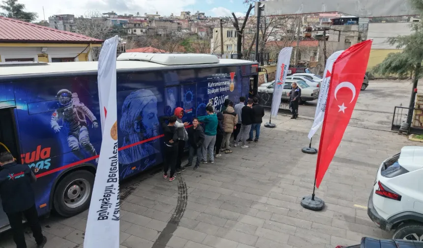 Pusula Maraş’ın Gezen Bilim Merkezi Yeni Misafirlerini Ağırladı