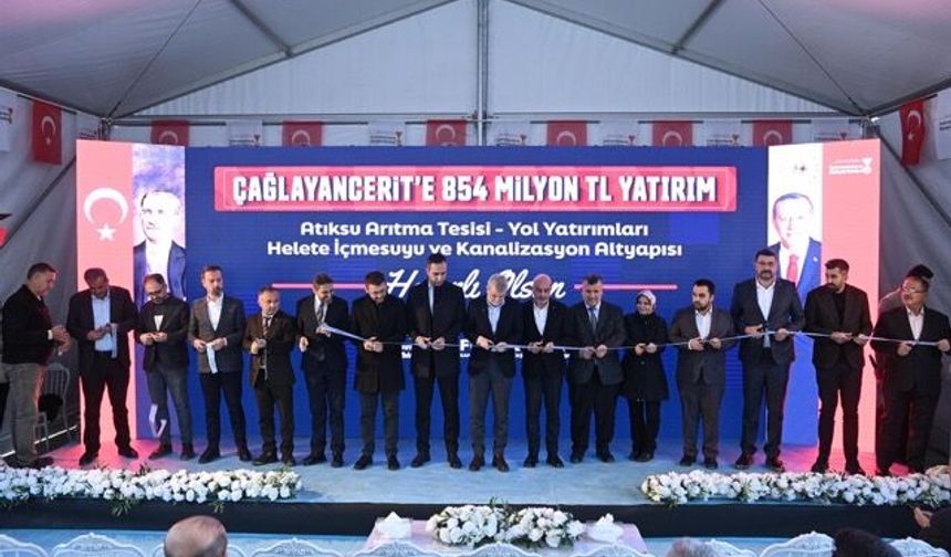 Başkan Görgel, “854 Milyonluk Yatırımlarımız Çağlayancerit’imize Hayırlı Olsun”