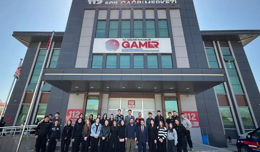 Öğrenciler 112'ye konuk oldu! Mesleki tecrübe kazandılar
