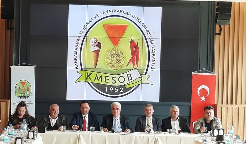 Kahramanmaraş'ta esnaf birliği seçimi! 30 oda başkanı birleşti