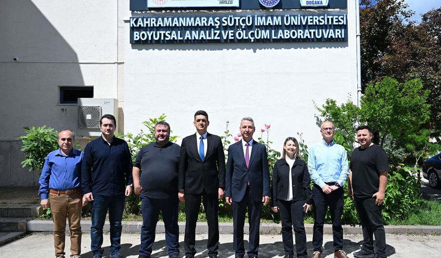 KSÜ’den Savunma Sanayiine Dev Altyapı Desteği: Boyutsal Analiz ve Ölçüm Laboratuvarı Faaliyetlerine Başladı