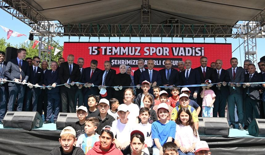 Şehrin İlk Spor Vadisi Görkemli Törenle Açıldı