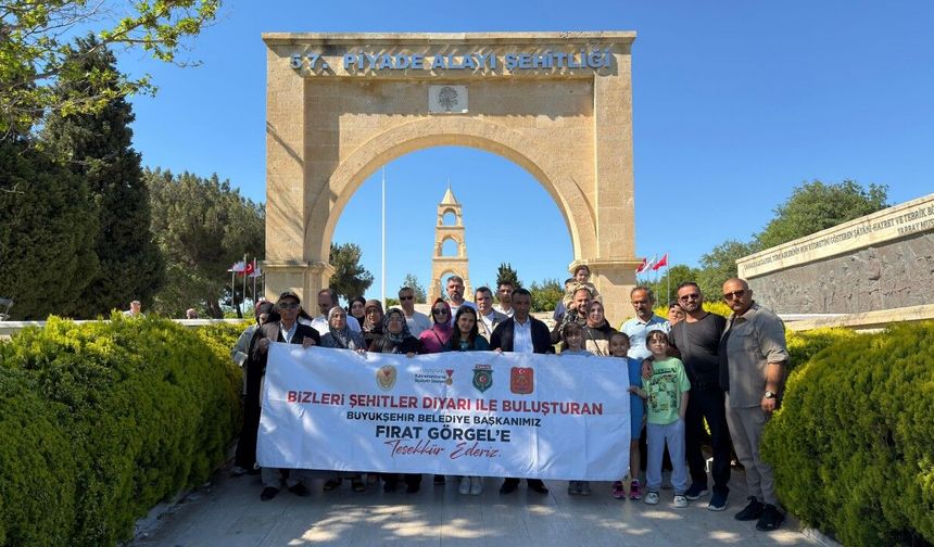 Şehit Aileleri Tarihle Buluştu