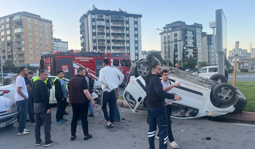 Kahramanmaraş’ta 12 saatte 4 kaza! 10 kişi hastanelik oldu
