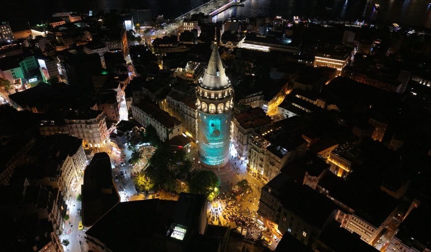 Kahramanmaraş’ın “Edebiyat” Işığı Galata Kulesi’ne Yansıdı