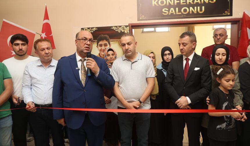 Şehit Kerem Erdem Güngör'ün adını taşıyan konferans salonu açıldı
