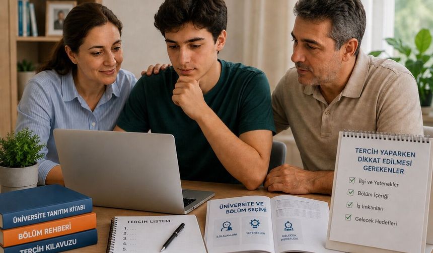 YKS Tercih Döneminde Uzmanından Gençlere ve Ailelere Altın Değerinde Tavsiyeler